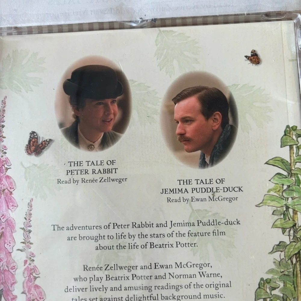 THE TALES OF PETER RABBIT AND JEMIMA‎ PUDDLE-DUCK BOOK. Read along. NEW